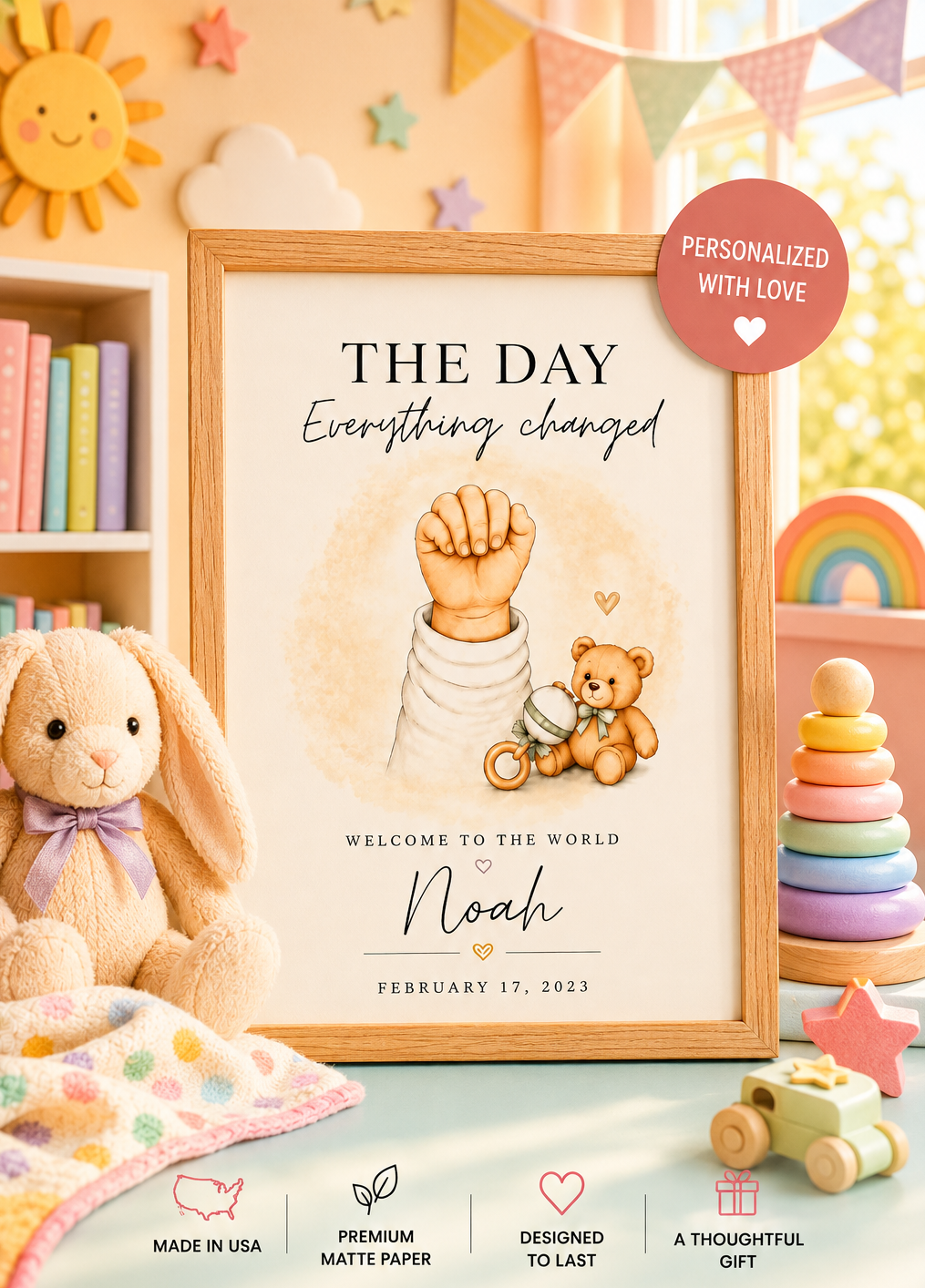 Personalized Birth Poster