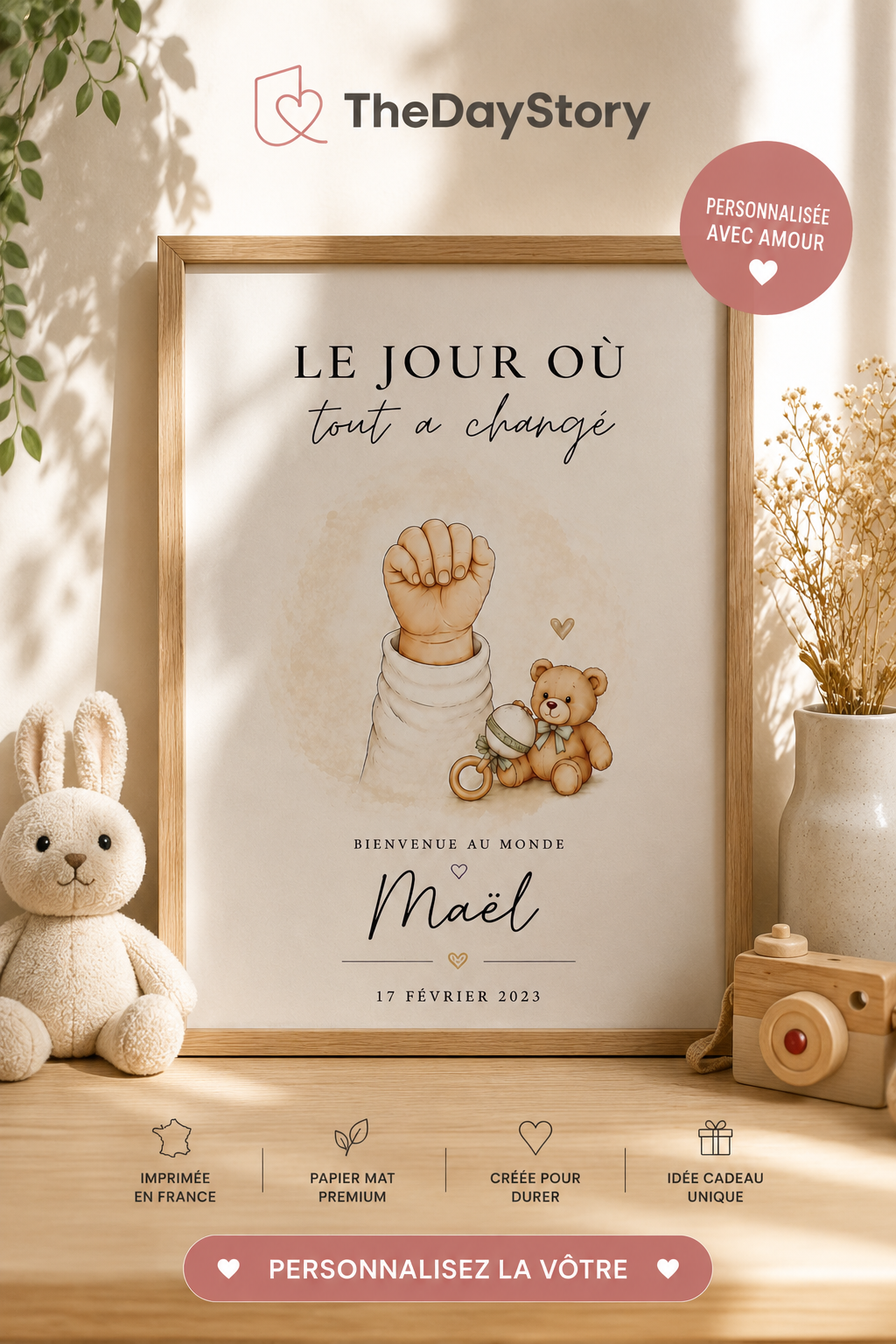 Le jour où tout a changé | Affiche personnalisée